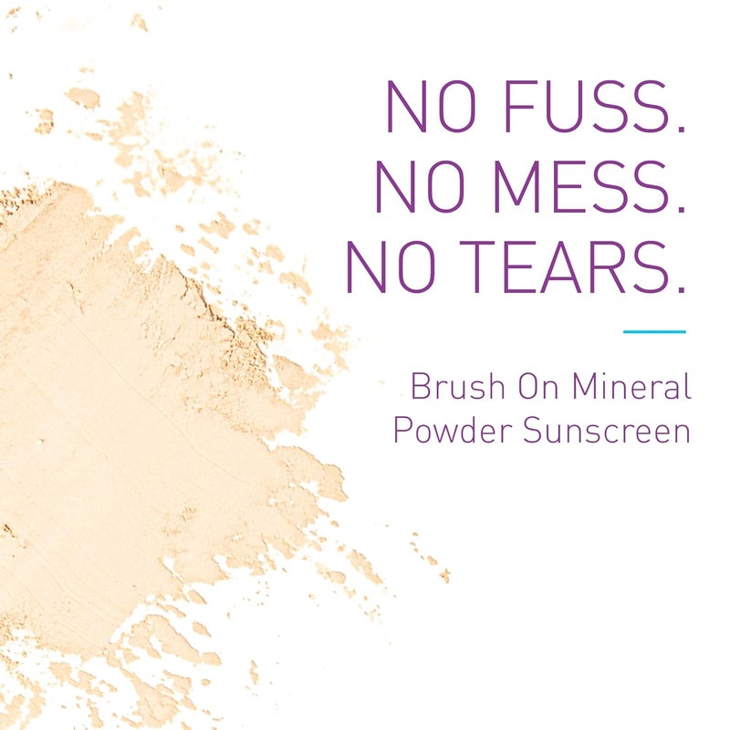 Brush On Block بودرة واقي الشمس المعدنية للأطفال SPF 30 من بوب كيدز، حماية واسعة الطيف، مقاومة للماء لمدة 80 دقيقة، خالية من العطور، سهلة التطبيق للأطفال والرضع، مصنوعة في الولايات المتحدة - Image 3